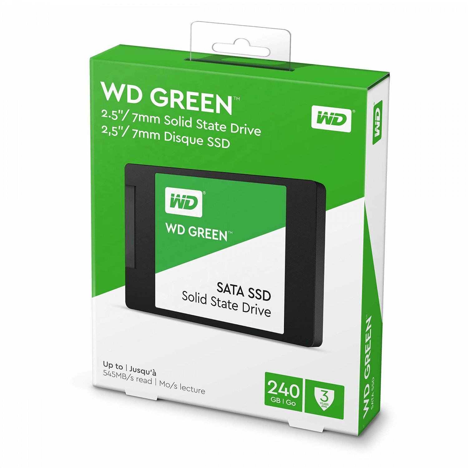 حافظه اس اس دی اینترنال وسترن دیجیتال مدل سبز ظرفیت240